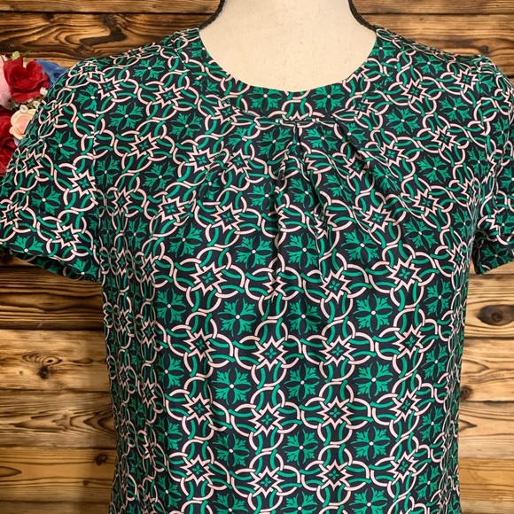 J. Crew Swoop Dress in Latticework Medallion - Picture 3 of 5